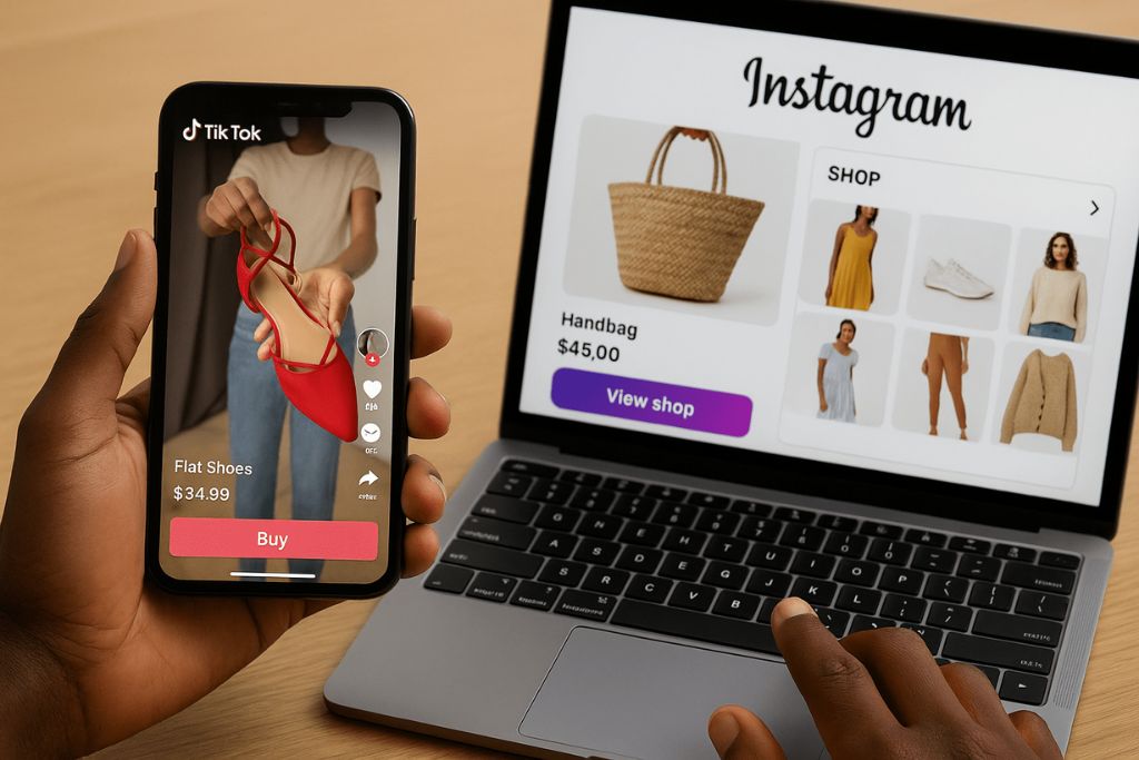 buying and selling on tiktok and instagram