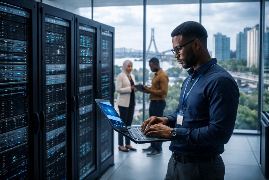 cloud computing - activity in a data centre