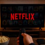 A netflix user watching netflix