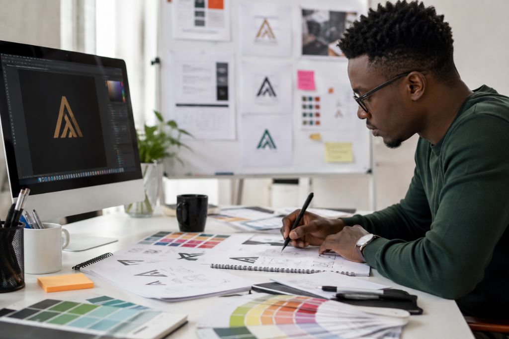 Graphic designer from the best graphic design training centre in Lagos - GreenWare Tech Academy