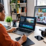 Young lady on visual storytelling