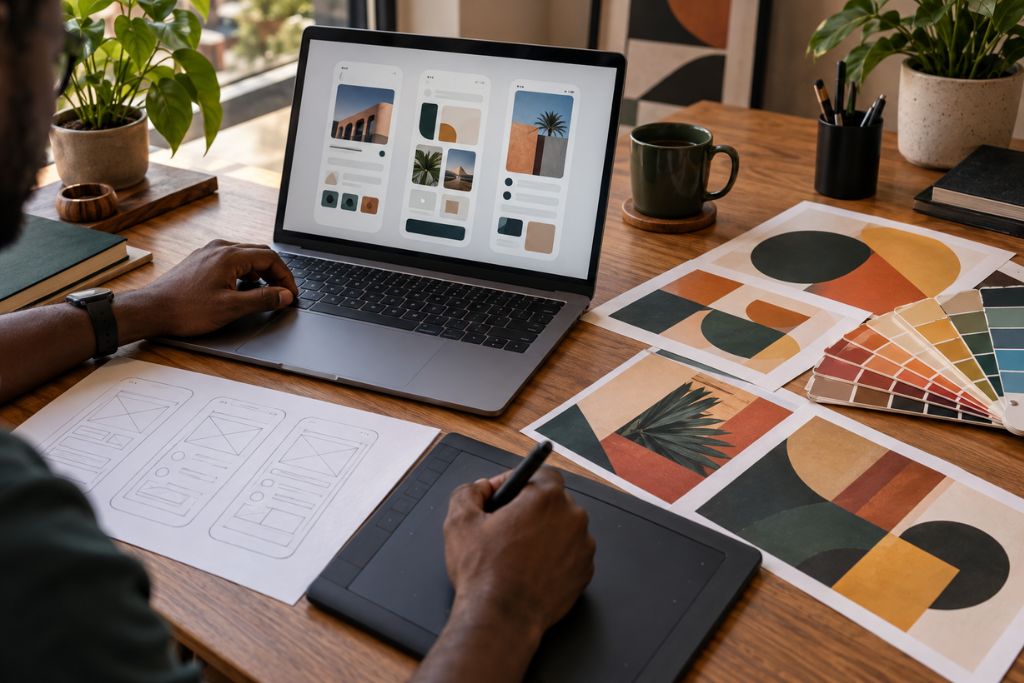 ui/ux design and graphics design compared
